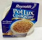 Reynolds Pot Lux Oven-ready Cookware Reusable 1.5 Qt Casserole 8.24 Inch Vintage New. Price: $29.99.