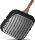 9.5 Inch Nonstick Grill Pan For Indoor Cooking, Versatile Induction Square Large New. Price: $81.77.