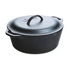 Lodge Cast Iron Dutch Oven, Dual Handles, Pre-seasoned Cooking Serving Pot, 7 Qt New. Price: $101.89.