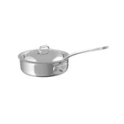 Mauviel M'cook 5-PLY Saute Pan With Lid, Cast Stainless Steel Handle, 3.2-QT New. Price: $289.95.