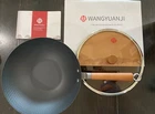 Wangyuanji Iron WOK,12" Lightweight Woks And Stir Fry Pans With Lid,wooden Steel New. Price: $46.55.