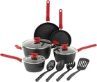 Goodcook Proease 12-PIECE Nonstick Cookware Set Dutch Oven Fry Pans Sauce New. Price: $107.34.