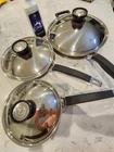 Royal Prestige 6 Piece Gourmet Skillet Set Waterless Greaseless Cooking System New. Price: $700.00.