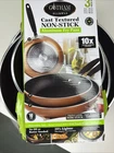 Gotham Steel Diamond Cast Textured 3-PC. Non-stick Set 8"/ 10"/ 12" Fry Pans New. Price: $76.00.
