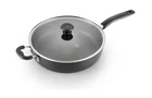 T-fal Specialty Nonstick Saute Pan With Glass Lid 5 Quart, Oven Bro... Fast Ship New. Price: $77.97.