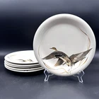 Big Sky Carvers Ducks Unlimited 10.5" Dinner Plates SET/6 Stoneware Vtg Rare! Used. Price: $235.00.