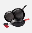 Lodge Seasoned Cast Iron 6 Piece Starter Cookware Set Pre New. Price: $49.95.