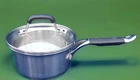 Calphalon Usa 6 Stainless Steel Qt. Sauce Pan With Glass Lid (8701) Kit Essen Used. Price: $34.99.