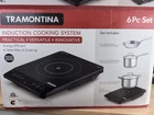 Tramontina Induction Cooking System, Hot Plate With Pans Used. Price: $64.00.