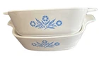 (4) Corning Ware P-41 Petite Pan Blue Cornflower Mini Casserole Dish Vintage! Used. Price: $49.99.