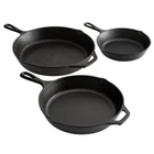 Lodge Seasoned Classic Cast Iron Skillet Frying Pan With Handle, Black New. Price: $27.89.