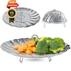 Sayfine Vegetable Steamer Basket, Premium Extra Large ( 6.5" To 11"), Silver New. Price: $26.99.