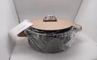 Calphalon Premier Silver Ash 5QT Stock Pot Dutch Oven / Saucepan With Lid New. Price: $44.99.