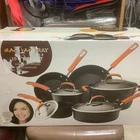 New Rachael Ray 10 Pieces Set Hard- Anodized Cookware. Price: $109.00.