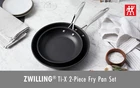 Zwilling J.a. Henckels Cold Forged Aluminum Nonstick Fry Pan Set 2PC 8" 10" New. Price: $116.98.