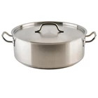 Winco Commercial-grade Stainless Steel Brazier With Lid, 20 Quart New. Price: $179.83.