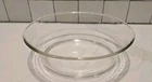 Pyrex 3.2Q # 8501 Fancy Casserole Dish Serving Bowl Blue Tint Soda Lime Glass Used. Price: $12.99.