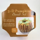 Vintage Nordic 3-D Pumpkin Spice Fall Bundt Cake Set Bakeware Molds Nip Nos New. Price: $17.99.