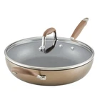 Anolon Advanced Hard Anodized Nonstick Deep Frying Pan/skillet With Lid, 12 Inch New. Price: $73.08.