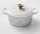 Enameled Cast Iron Round Oven, 4.5-QT., In Honeycomb, New, By: Creuset. Price: $310.00.