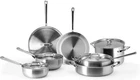 12-PIECE Premium 5-PLY Stainless Steel Cookware Set Dishwasher Safe New. Price: $1573.99.