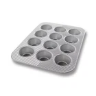 Chicago Metallic 45125 Glazed 12-CAVITY Cupcake / Muffin Pan New. Price: $42.23.