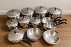 Farberware Vtg 22 Piece Cooking Set Alum Clad Pots Pans Skillets Lids Ny Usa Used. Price: $229.00.