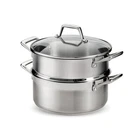 Tramontina Steamer Set Stainless Steel Induction-ready Quart, 80120/523DS Used. Price: $64.70.
