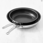Cuisinart Chef's Classic Stainless Steel Nonstick Fry Pan Set Of 2 Skillets New. Price: $73.95.