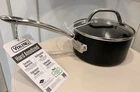 Viking Hard Anodized Ceramic Nonstick 1 Qt Quart Sauce Pan With Glass Lid Nwt New. Price: $55.00.