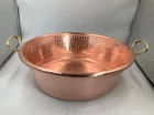 Mauviel M'passion 1.2 Hammered Copper Jam Pan With Brass Handles, 9.4-QT New. Price: $368.21.
