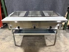 Adcraft ST-120/3 Three Open Well 2250 Watt Steam Table W/ Cutting Board 120V New. Price: $649.99.