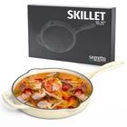 Segretto Cookware Nonstick Cast Iron Skillet 10.25-IN Bianco Perla (off-white) New. Price: $58.68.