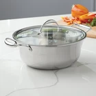 Princess House Heritage Tri-ply Stainless Steel 6-QT Dutch Oven- 5720 New Box. Price: $209.00.