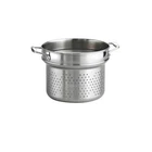 8 Quart Stainless Steel Pasta Strainer Insert For Stock Pots Dishwasher Safe New. Price: $46.89.