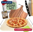 Pizza Stone For Oven And Grill Set - 5PCS Making Accessories Kit 15 Inch New. Price: $70.38.