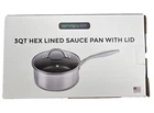 Servappetit 3QT Hex Lined Saute Pan With Lid 11 Inches Diameter WP286 New. Price: $23.96.