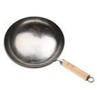 Zhensanhuan Chinese Hammered Iron Pow Woks Stir Fry Pans Wooden Hand... New. Price: $302.16.