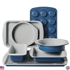 8-PIECE Non-stick Ceramic Baking Pans Set For Cookies, Cakes, Muffins & More New. Price: $141.04.