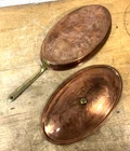 Vintage Spring Swiss 13 Copper Bottom Fish Fry Pan Lid Skillet Cookware French Used. Price: $90.00.
