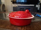 Chasseur 2.2 Qt. Porcelain Cast Iron Mini Roaster New. Price: $50.00.