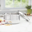 Princess House Tri-ply Stainless Steel 6-QT Straining Casserole (5743) New!. Price: $149.99.