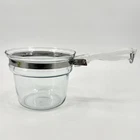 Vtg Pyrex Glass Double Boiler 6283-U 1/2 Quart Flameware Upper Insert Only Used. Price: $15.00.