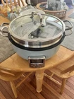 Greenpan Essential Smart 6 Qt Electric Skillet Nonstick With Steamer Tray New. Price: $100.00.