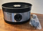 5QT. 2-TIER Food Steamer, Bpa-free, Dishwasher Safe (AFS-188), Black Base Only New. Price: $55.19.
