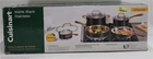 Cuisinart 8PC Classic Matte Stainless Steel Cookware Set Black Blush Bronze New. Price: $144.00.