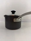 Kirkland Signature 3 Qt Non-stick Aluminum Saucepan & Lid Long Handle Used. Price: $33.00.