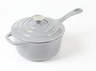 Hawok Enameled Cast Iron Saucepan 2.65 QUART/2.5-LITERS Gray New. Price: $36.09.