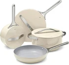 Caraway Nonstick Ceramic Cookware Set (12 P) Pots,pans,lids And Kitchen Storage New. Price: $379.95.