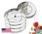 Ecozoi Instant Pot Stackable Insert Pans For 6 & 8 Quart, 3 Tier Steamer New. Price: $92.89.